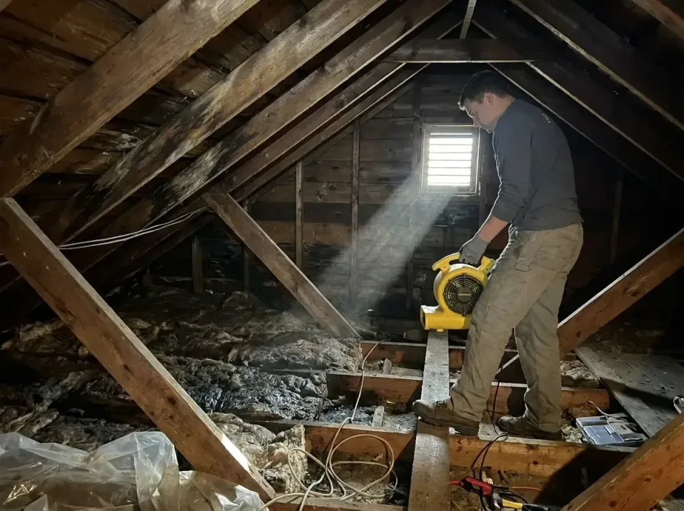 attic-water-damage-drying-proc-007 — frequently asked questions, Emergency Water Extraction & 24/7 Flood Response in Espanol…